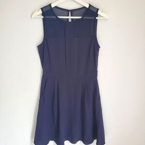 Modcloth Navy A-Line Dress Size S